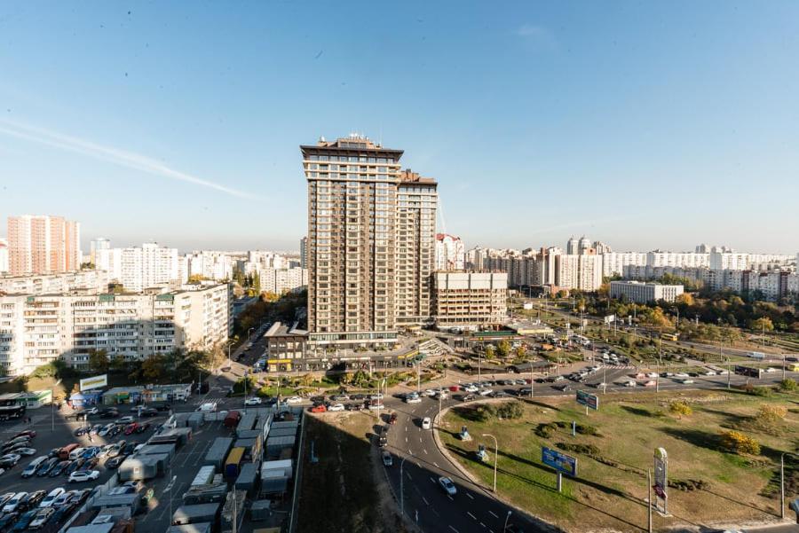 Роскошная 3К Квартира 135М2 На Набережной. Минская Kiev Dış mekan fotoğraf